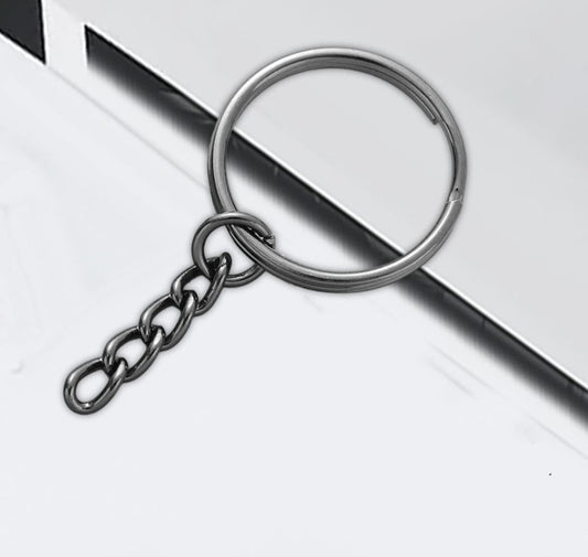 Gun Metal Keychain - set of 2