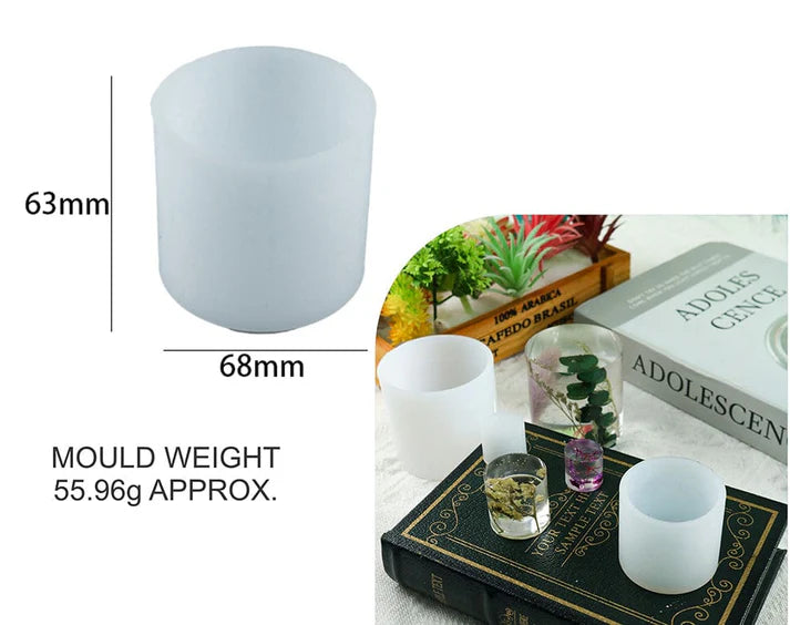 Cylinder candle Mold - 6.3x6.8cm