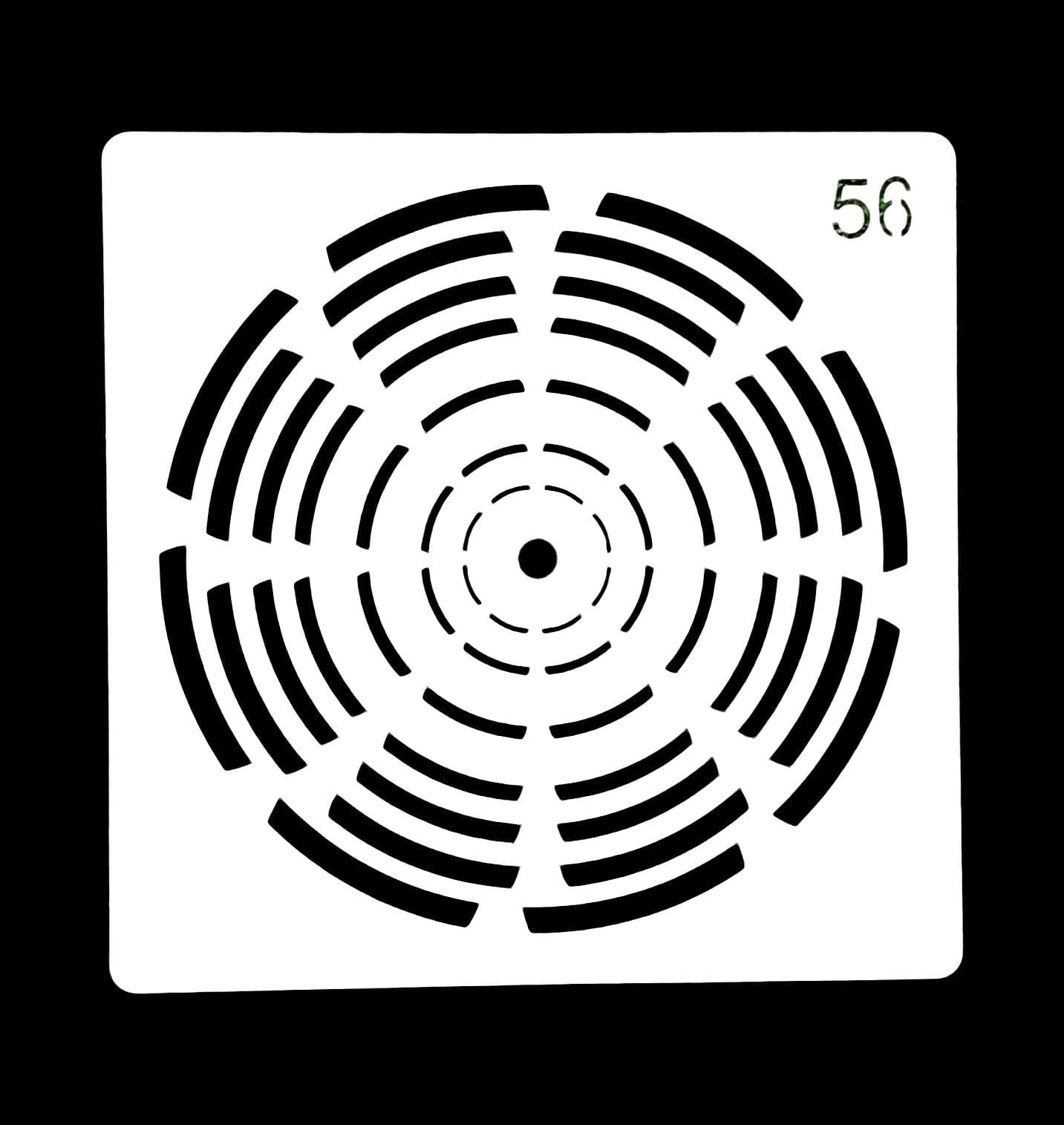 stencils 5X5" - Mandala