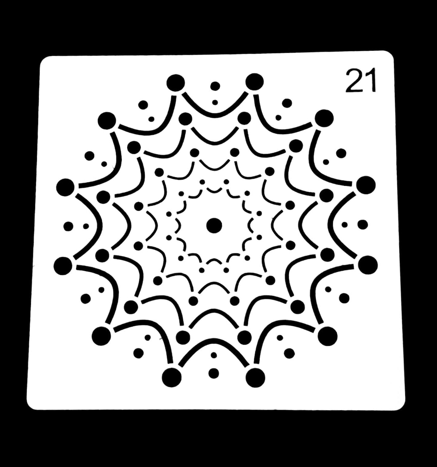 stencils 5X5" - Mandala