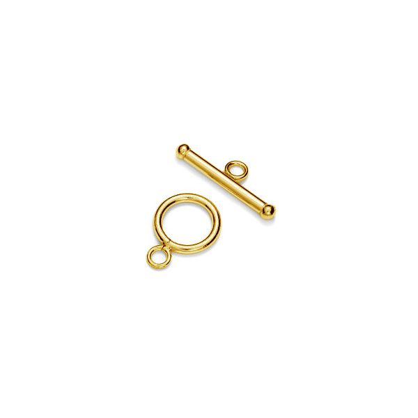 Gold Toggle Clasp - Set of 2